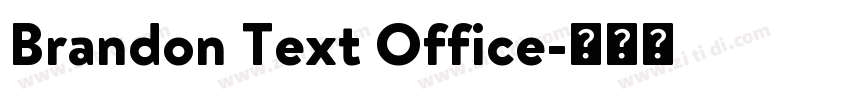 Brandon Text Office字体转换
